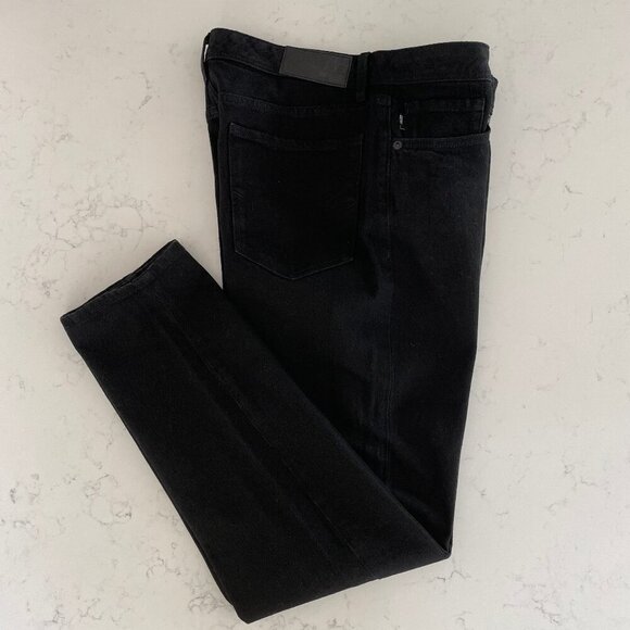 Selected/Homme 172 Slim Tapered Toby 5 Pocket Denim Jeans Black Sz 33Wx32L - Picture 1 of 14